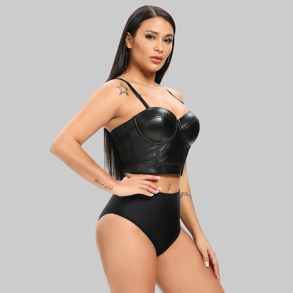 Cropped Top Punk Clubwear