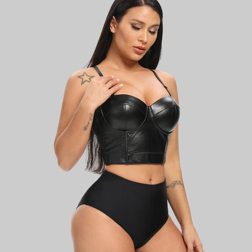 Cropped Top Punk Clubwear