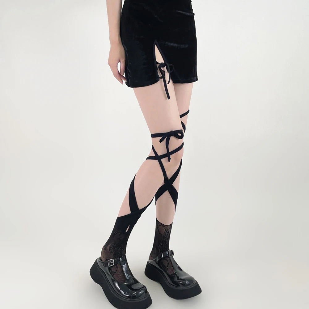 Sakura Lace Split-Toe Socks