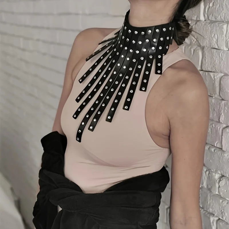 Raven Spire Gothic Tassel Necklace