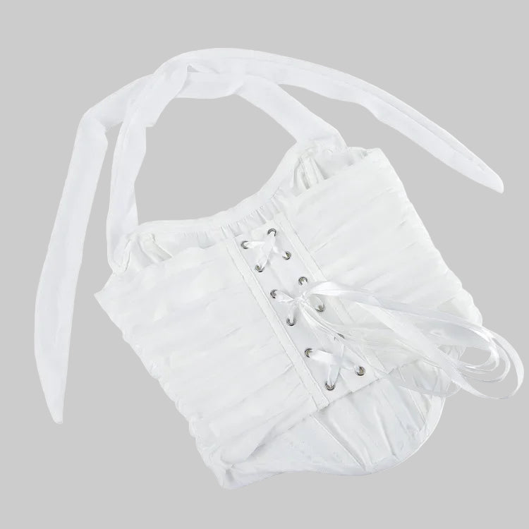 Corset Halter Crop Top