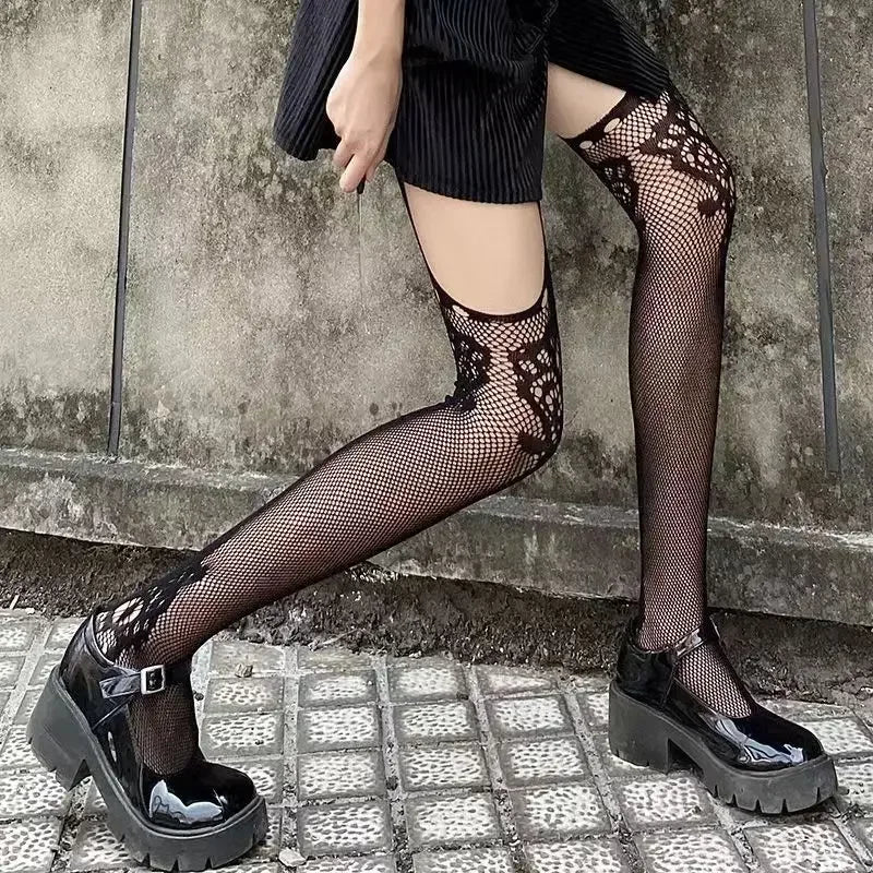 Shadow Kiss Fishnet Stockings