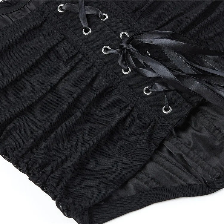 Corset Halter Crop Top