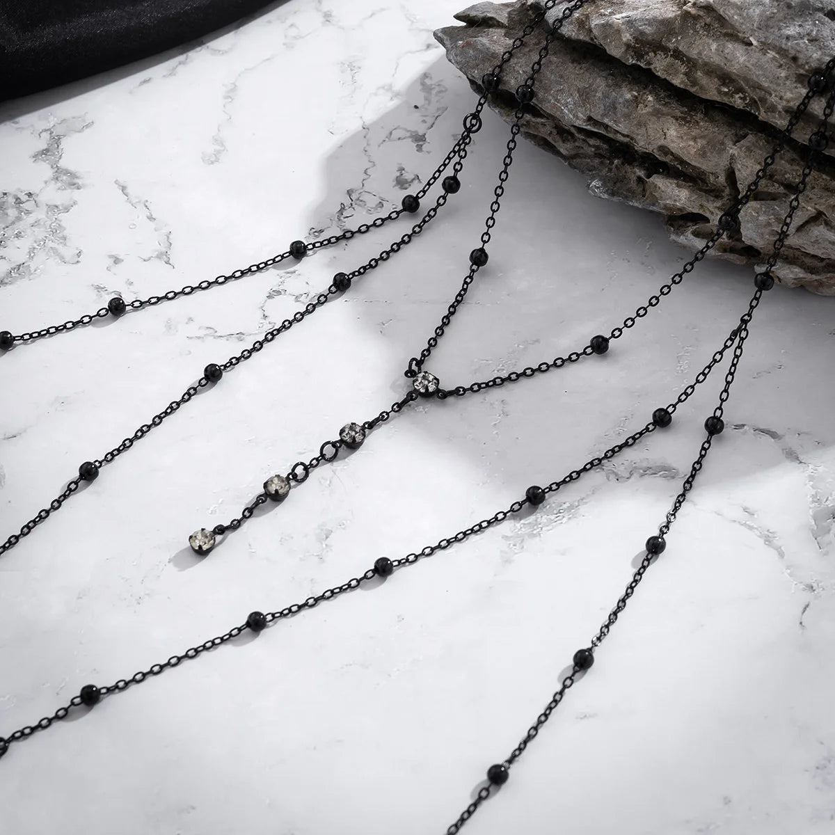 Black Zirconia Charm