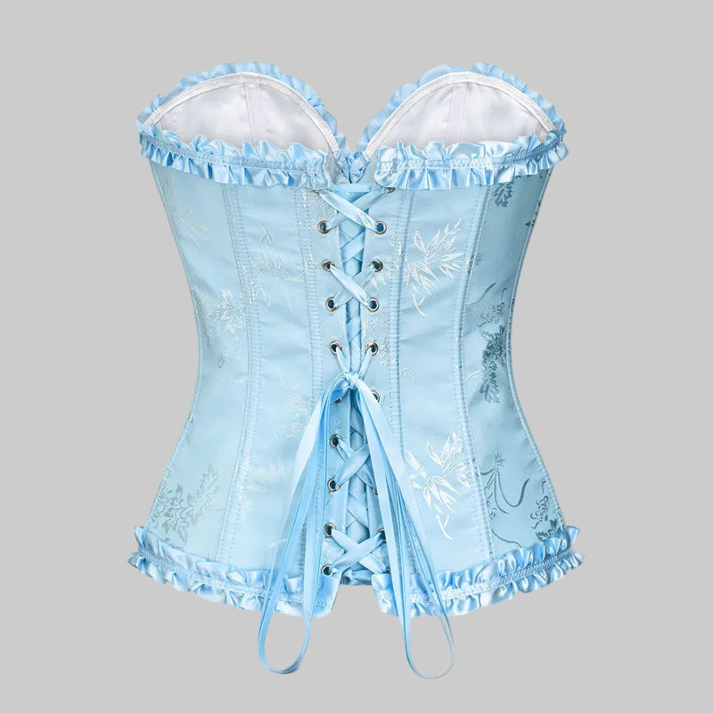 Gothic Elegance Brocade Corset