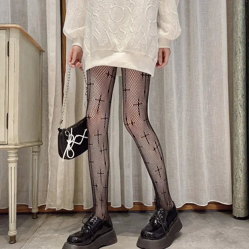 Sacred Night Fishnet Stockings