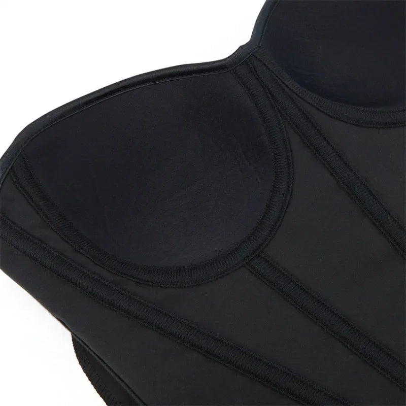 Midnight Stripes Overbust Corset