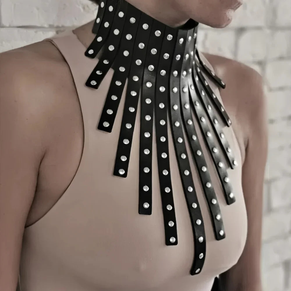 Raven Spire Gothic Tassel Necklace