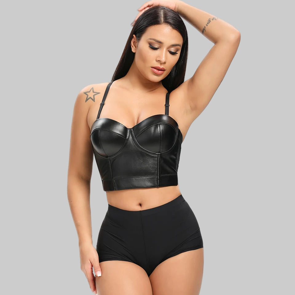 Cropped Top Punk Clubwear