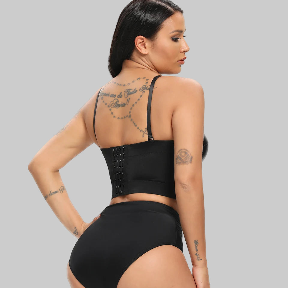 Cropped Top Punk Clubwear