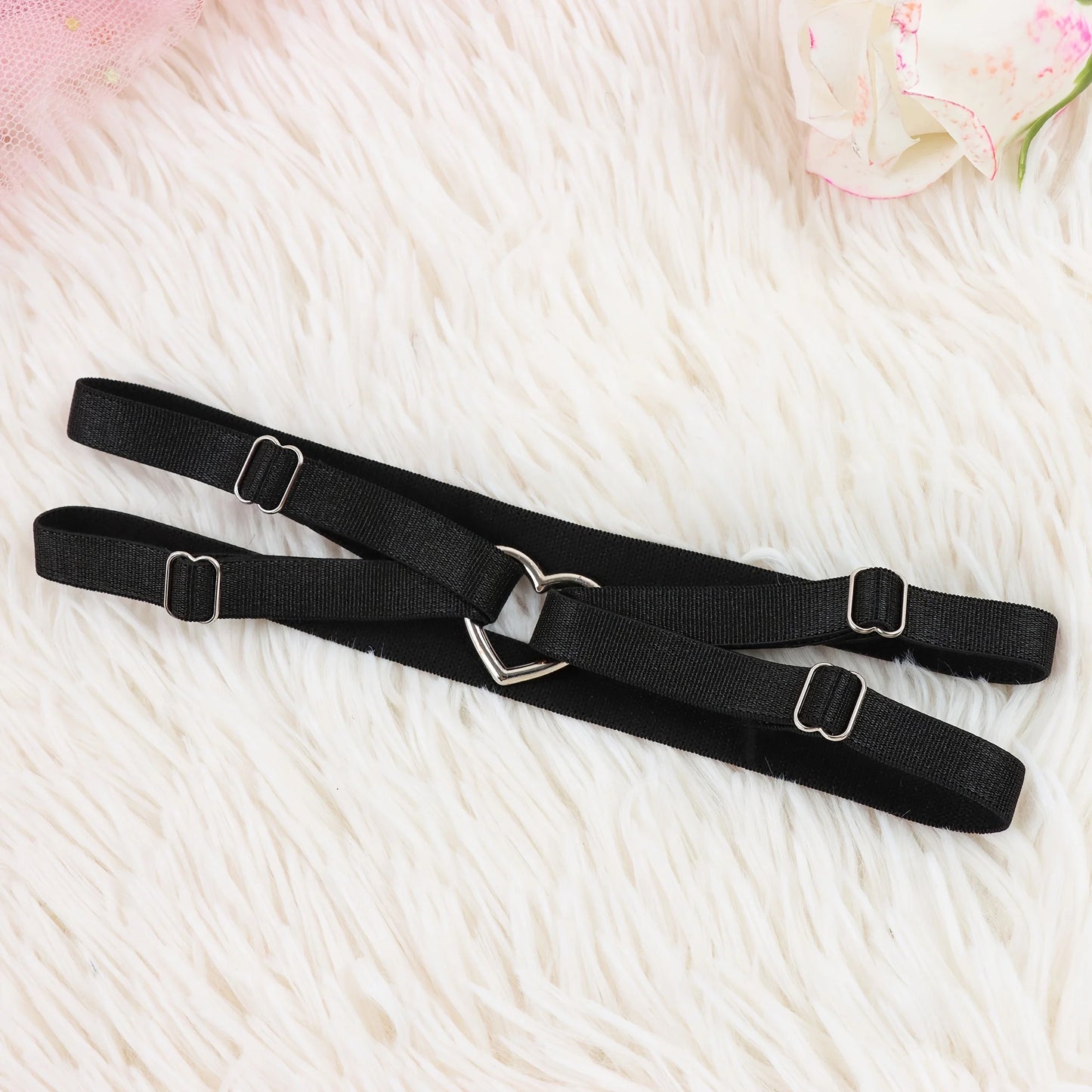 Dark Heart Gothic Garter Set