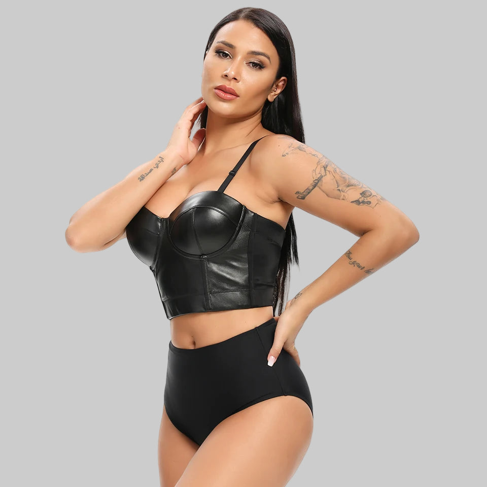 Cropped Top Punk Clubwear