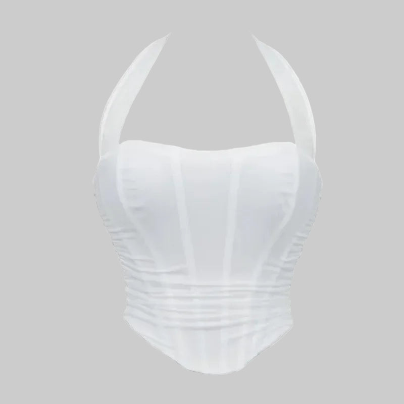 Corset Halter Crop Top