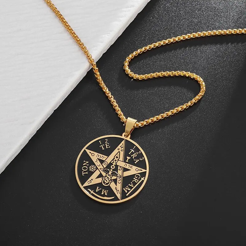 Arcane Solomon Pentagram Pendant