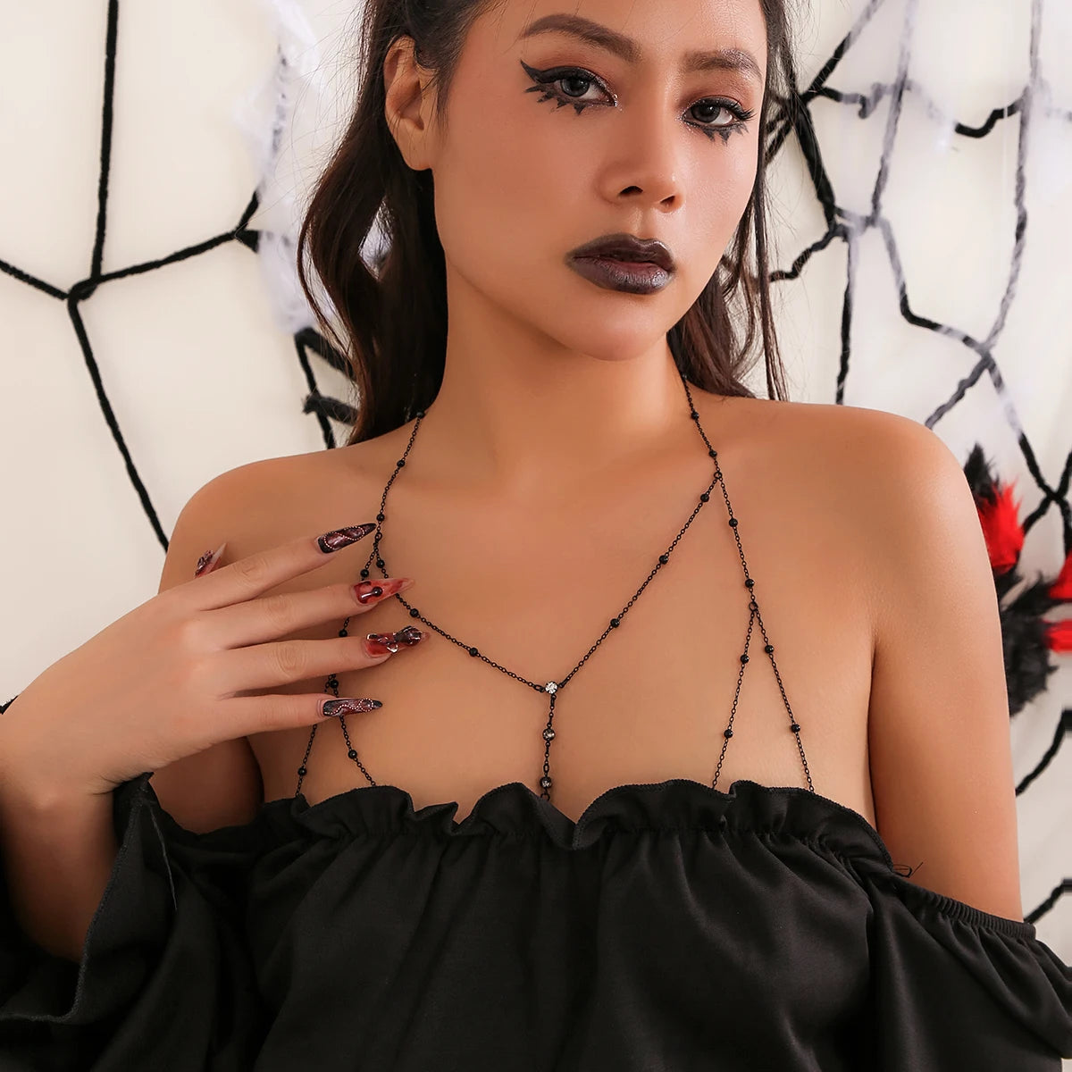 Black Zirconia Charm