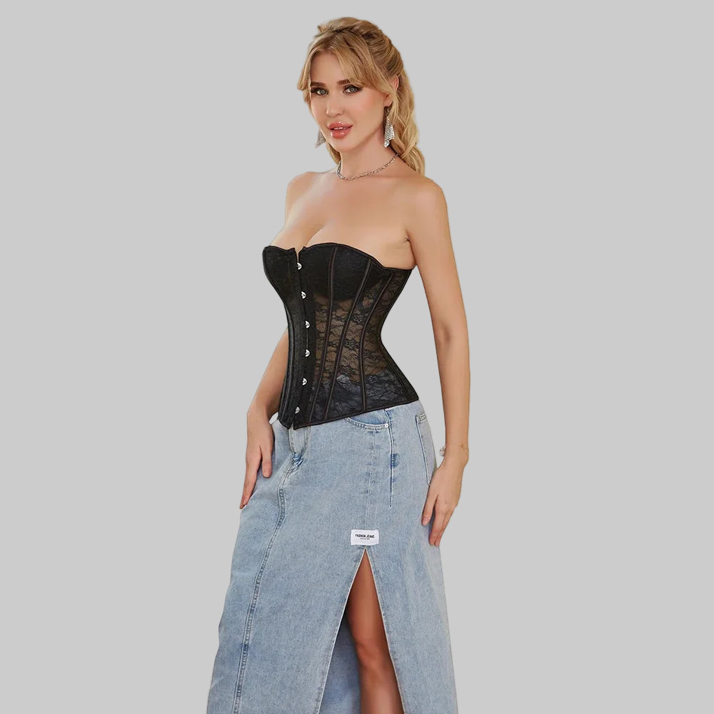 Elegant See-Through Corset