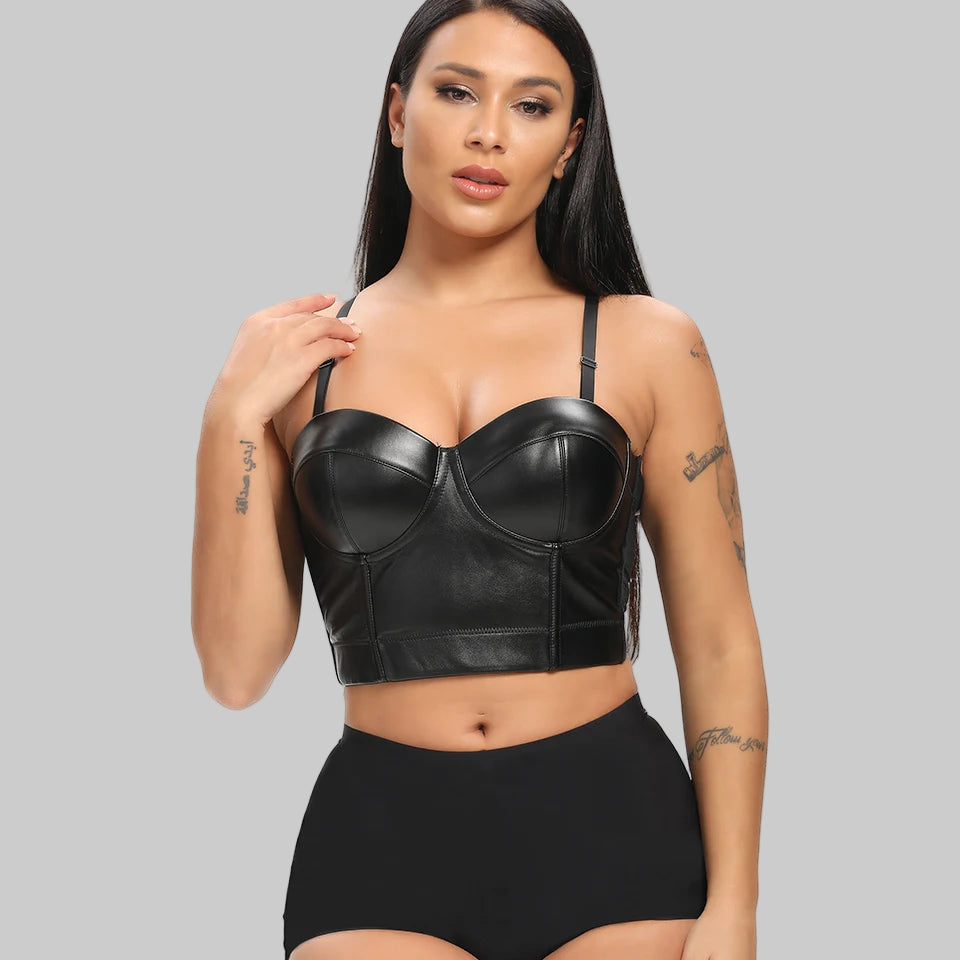 Cropped Top Punk Clubwear