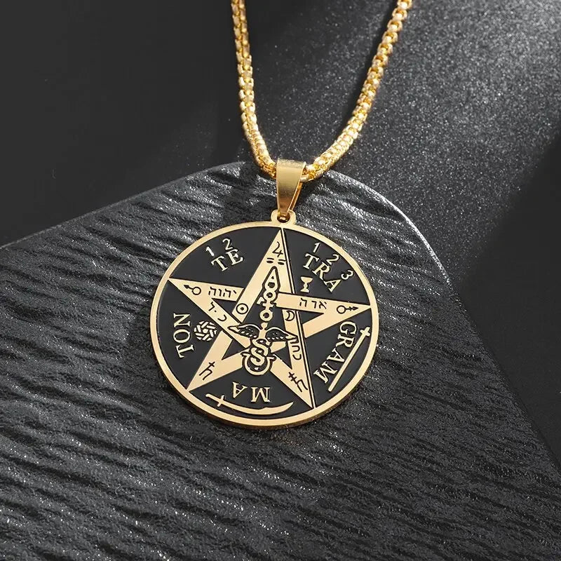 Arcane Solomon Pentagram Pendant