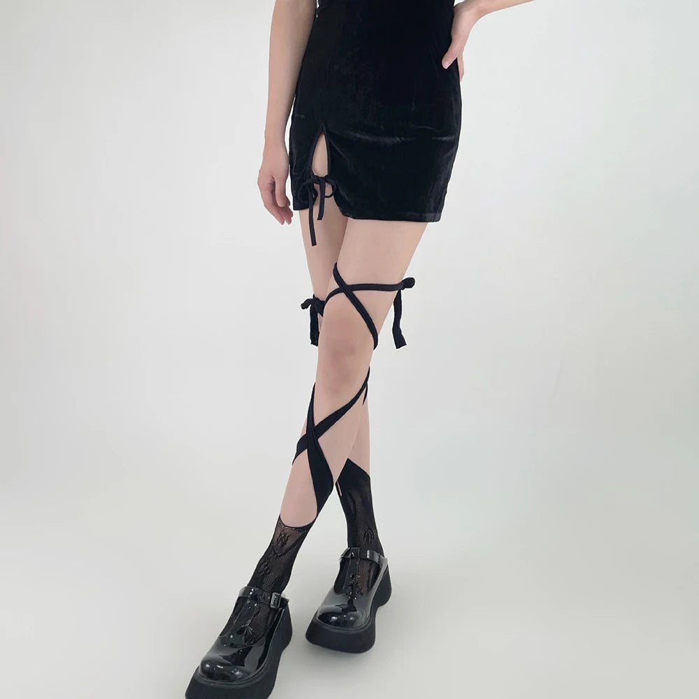 Sakura Lace Split-Toe Socks
