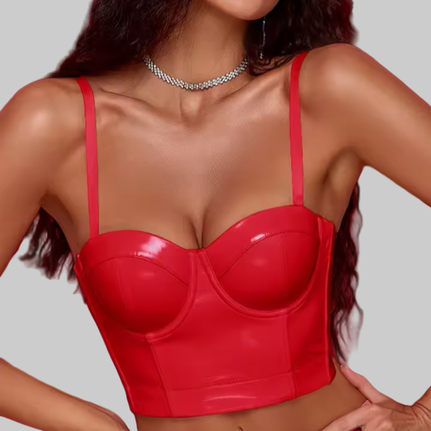 Cropped Top Punk Clubwear