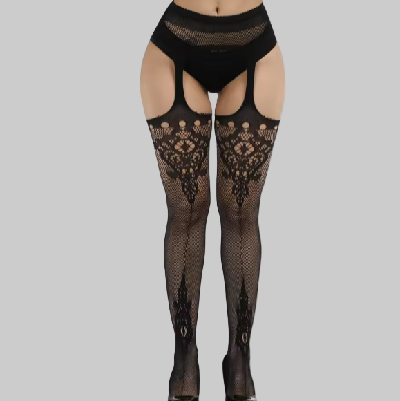Shadow Kiss Fishnet Stockings