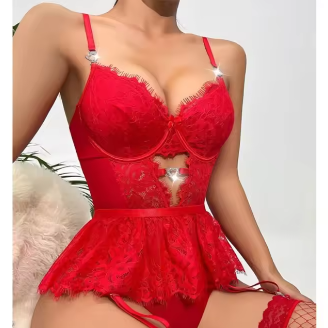 Seductress Lace Bodysuit