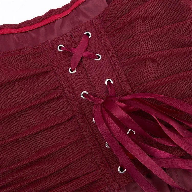 Corset Halter Crop Top
