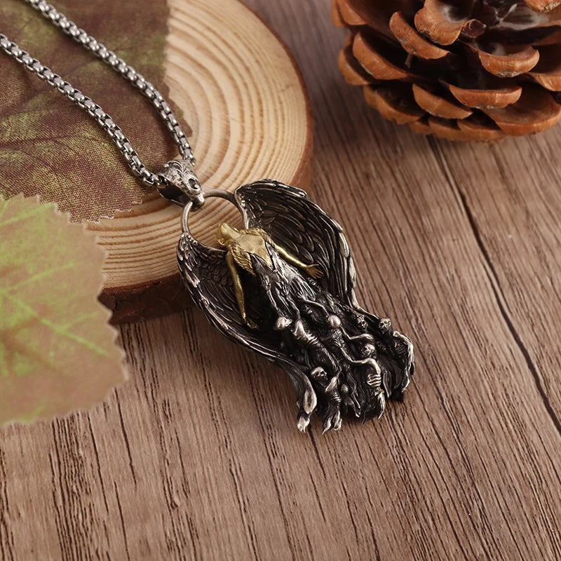 Wings of Purgatory Necklace