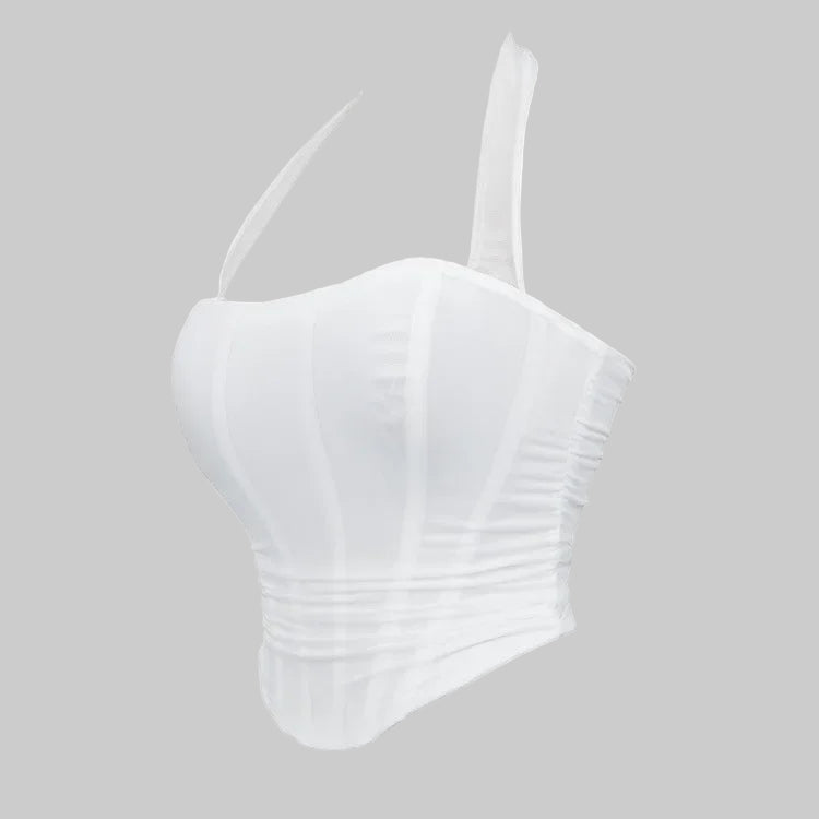 Corset Halter Crop Top