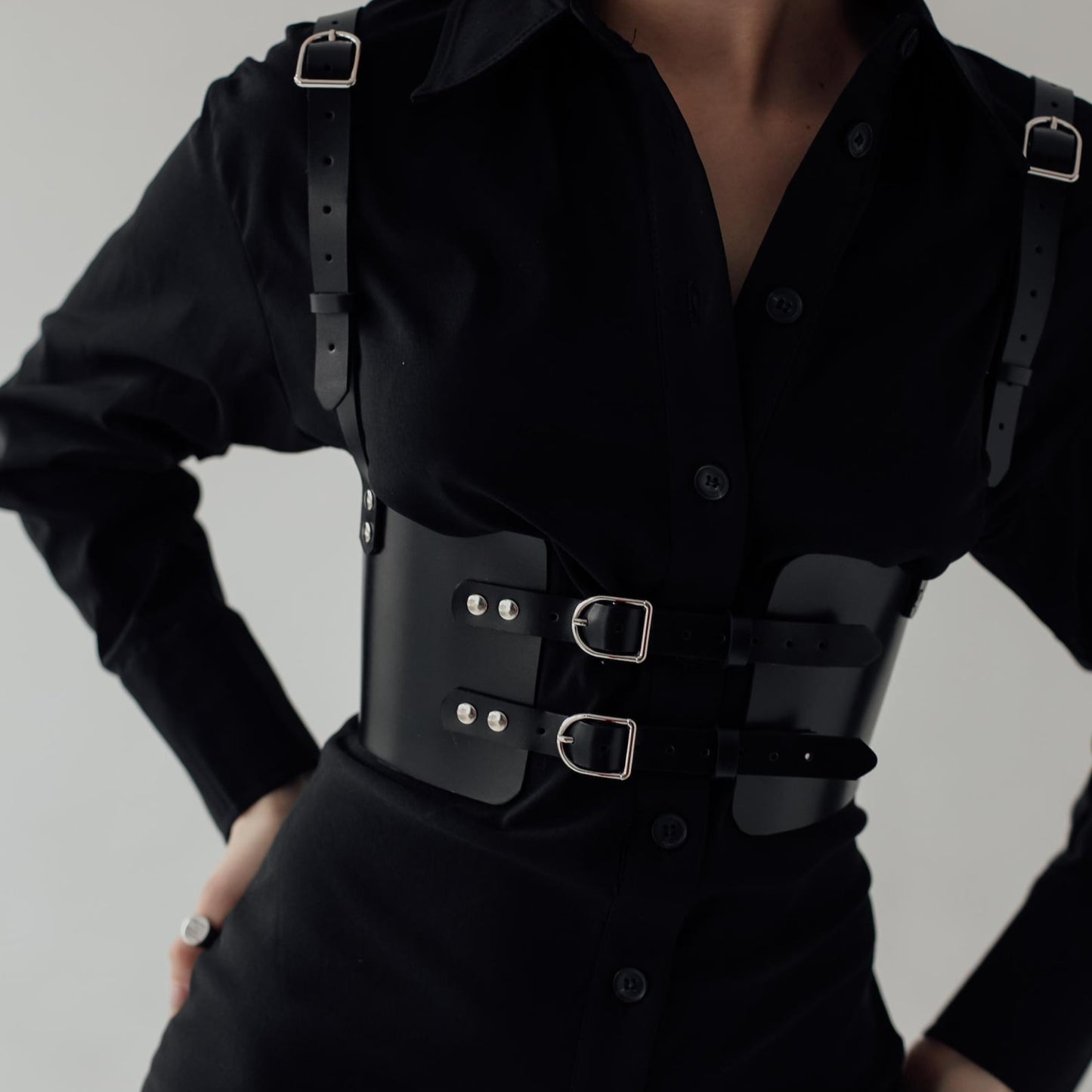 Waist to Shoulder Leather Belt