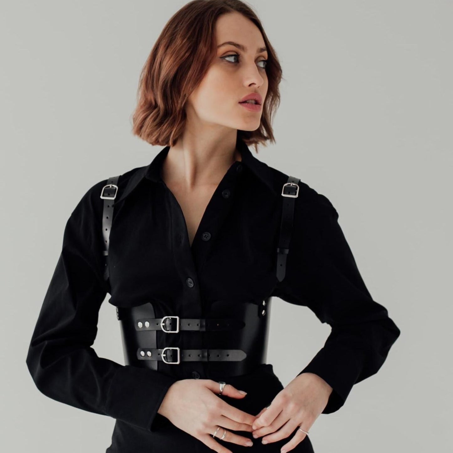 Waist to Shoulder Leather Belt