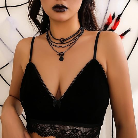 Crimson Echo Multi-Layer Choker