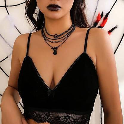 Crimson Echo Multi-Layer Choker