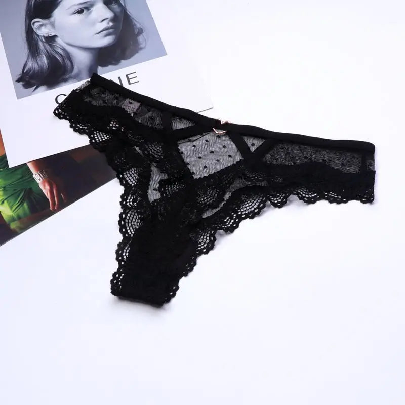 Heartveil Lace Thong