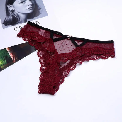 Heartveil Lace Thong
