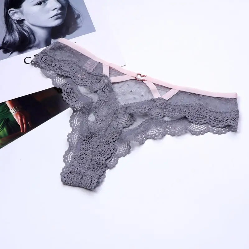 Heartveil Lace Thong