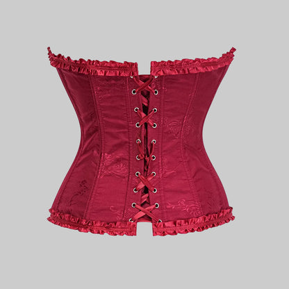 Gothic Elegance Brocade Corset