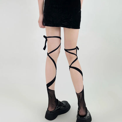 Sakura Lace Split-Toe Socks