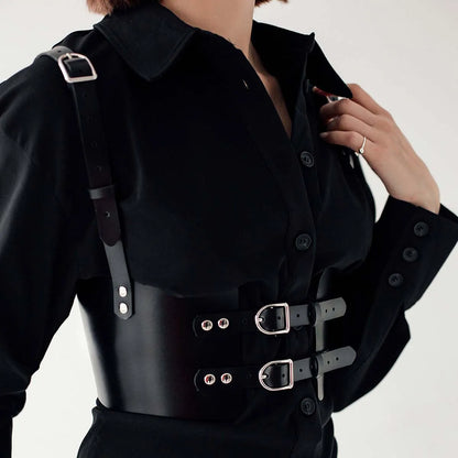 Waist to Shoulder Leather Belt