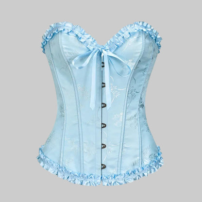 Gothic Elegance Brocade Corset