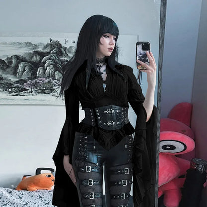 Ravenmist Batwing Blouse