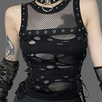NeoGoth Patchwork Crop