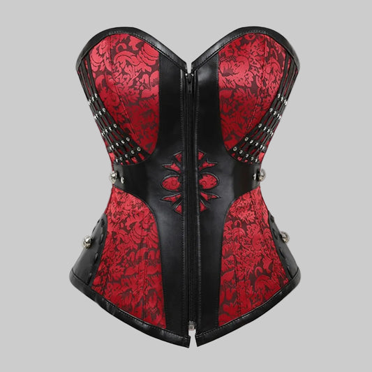 Vintage Halloween Leather Corset