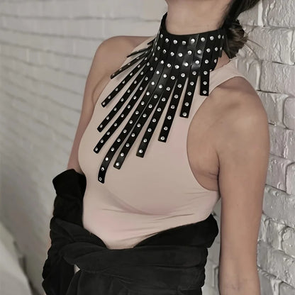 Raven Spire Gothic Tassel Necklace