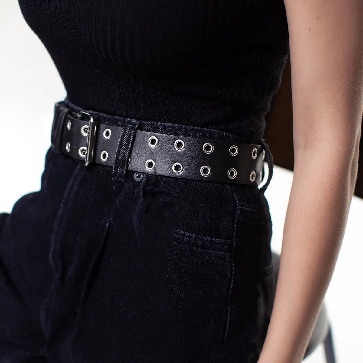 BlackHalo Denim Belt