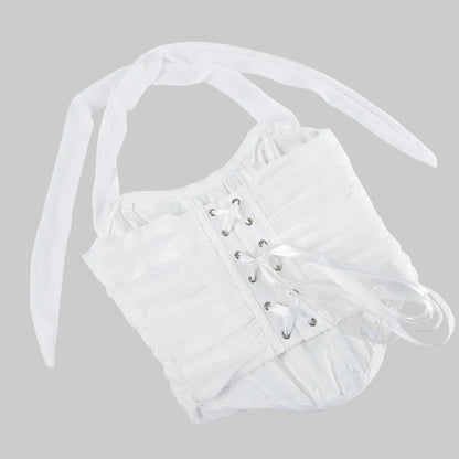Corset Halter Crop Top