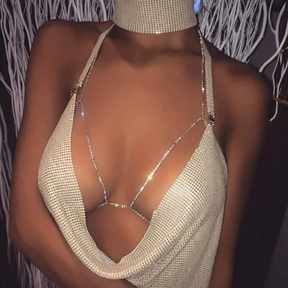 CrystalCascade Body Chain