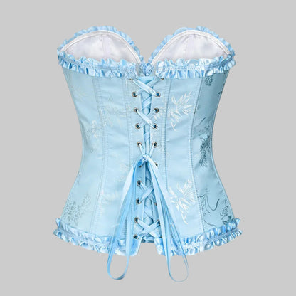 Gothic Elegance Brocade Corset