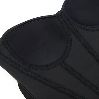 Midnight Stripes Overbust Corset