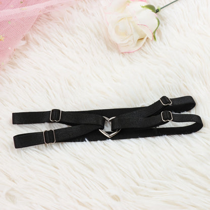 Dark Heart Gothic Garter Set